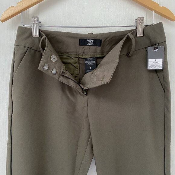 🛍 2 for $25! 🛍 Massimo - Khaki Green Stretch Pant - Picture 3 of 10